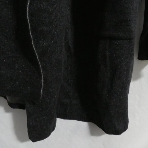 DYNAMITE | medium | Charcoal Long Sleeve Open Front Cardigan With Pockets | NWT - Picture 9 of 16